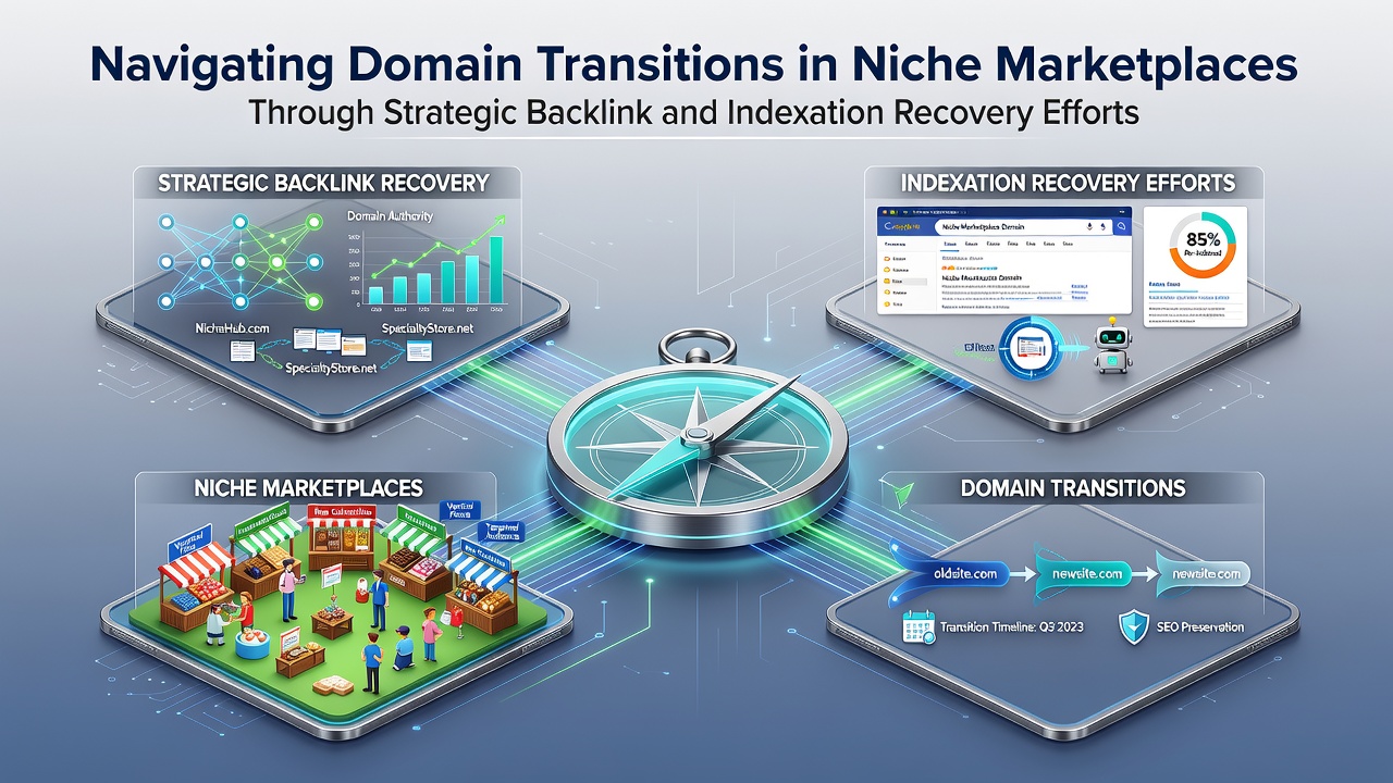 Navigating Domain Transitions in Niche Marketplaces Through Strategic Backlink and Indexation Recovery Efforts