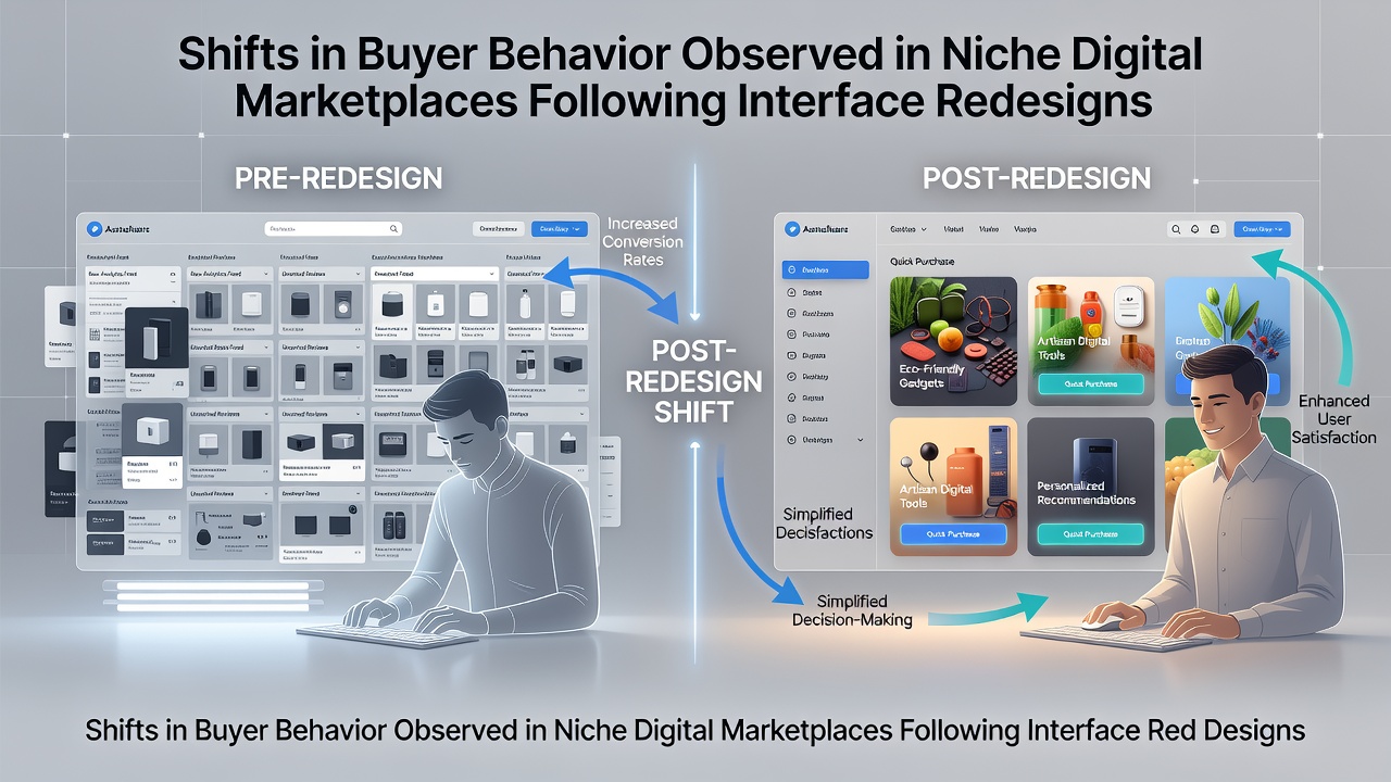 Shifts in Buyer Behavior Observed in Niche Digital Marketplaces Following Interface Redesigns